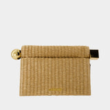 La Pochette Rond Carre - Jacquemus - Synthétique - Beige