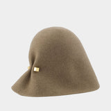 Le Chapeau Cloche - Jacquemus - Laine - Beige