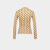 T-Shirt Moon Jersey Second Skin - Marine Serre - Synthétique - Beige