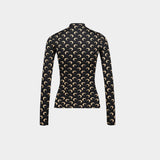 T-Shirt Moon Jersey Second Skin - Marine Serre - Synthétique - Noir