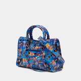 Sac À Main Le City - Balenciaga - Coton - Bleu