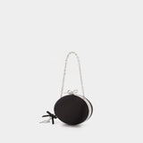 Pochette Oval - SELF PORTRAIT - Synthétique - Noir