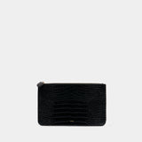 Pochette Threefold - TOTEME - Cuir - Noir