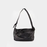 Sac Porté Épaule Puff M - YOHJI YAMAMOTO - Cuir - Noir