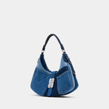 Sac Porté Épaule Kat Small Butter - Ganni - Coton - Bleu
