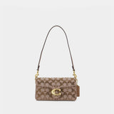 Sac Porté Épaule Crystal Soft Tabby 20 - Coach - Cuir - Beige