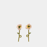 Boucles D'oreilles Blooming Poppy Drip - Simone Rocha - Métal - Multi