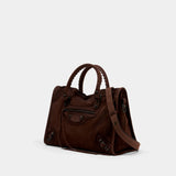 Sac À Main Le City M - Balenciaga - Cuir - Marron