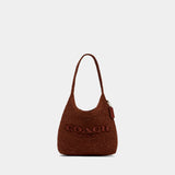 Sac Porté Épaule Weave Straw Brooklyn 28 - Coach - Cuir - Marron