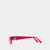Lunettes De Soleil Le Petit Carré - 3.PARADIS - Acétate - Rose