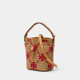 Sac À Main T-Monogram - Tory Burch - Synthétique - Beige