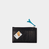 Porte-carte Cash Long - Balenciaga - Cuir - Multi