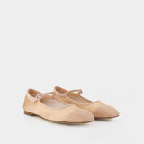 Ballerines Uma Cap - Aeyde - Satin - Doré