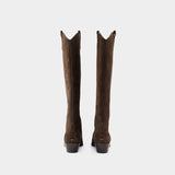 Bottes Aruna - Aeyde - Daim - Moka