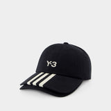 Casquette 3s - Y-3 - Coton - Noir