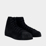 Sneakers Nizzastar Hi - Y-3 - Cuir - Noir