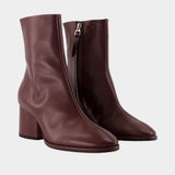 Bottines Ayla - Aeyde - Cuir - Bordeaux