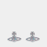 Boucles D'oreilles Grace Stud - Vivienne Westwood - Métal - Argenté