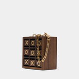Pochette Tic Tac Toe - Cult Gaia - Bois - Marron