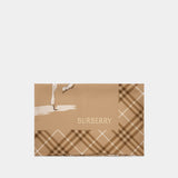 Carré En Soie Horseman - Burberry - Soie - Beige