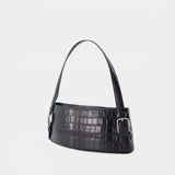 Sac Porté Épaule Croco - Coperni - Cuir - Noir