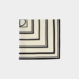 Écharpe York Monogram - ANINE BING - Soie - Imprimé