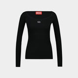 T-Shirt T-Bal-Od - DIESEL - Coton - Noir