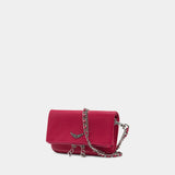 Sac À Bandoulière Rock Nano Vintage - Zadig & Voltaire - Cuir - Rose