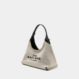Sac Porté Épaule The Belted Sack - Marc Jacobs - Coton - Gris