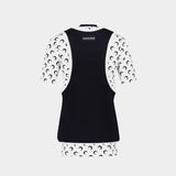 T-Shirt Layered Ss - Marine Serre - Coton - Noir