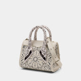 Sac À Main Bandana Micro Triangle - Amiri - Cuir - Blanc