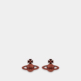 Boucles D'oreilles Farah - Vivienne Westwood - Métal - Marron