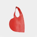 Cabas Heart - Coperni - Cuir - Rouge
