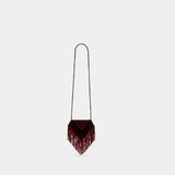 Sac À Bandoulière Manhattan - Victoria Beckham - Synthétique - Bordeaux