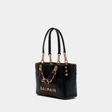 Sac Porté Épaule 1945 Small - Balmain - Cuir - Noir