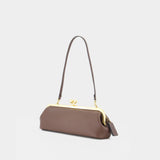 Sac Porté Épaule Kisslock Frame 30 - Coach - Cuir - Marron
