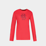 T-Shirt Coming Up Roses - Simone Rocha - Coton - Rouge