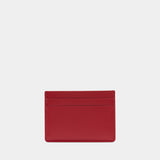 Porte-Carte - Jil Sander - Cuir - Rouge