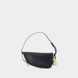 Sac Porté Épaule Mini Shield Sling - Burberry - Cuir - Noir