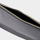 Sac Porté Épaule Mini Shield Sling - Burberry - Cuir - Noir