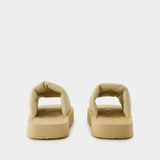 Sandales LF Knight Slab - Burberry - Cuir - Beige