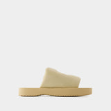 Sandales LF Knight Slab - Burberry - Cuir - Beige