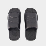 Sandales LF Knight Slab - Burberry - Cuir - Noir