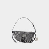 Wallet On Chain Shield Sling Small - Burberry - Coton - Noir