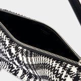 Wallet On Chain Shield Sling Small - Burberry - Coton - Noir