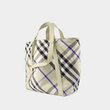 Cabas Medium - Burberry - Synthétique - Neutre