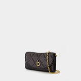 Wallet On Chain Rocking Horse - Burberry - Cuir - Noir
