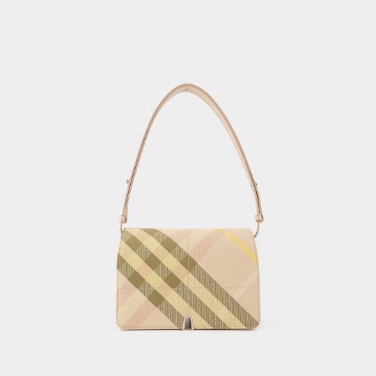 Sac Porté Épaule Snip - Burberry - Synthétique - Rose