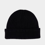 Bonnet - Burberry - Laine - Noir