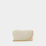 Wallet On Chain Rocking Horse - Burberry - Cuir - Blanc